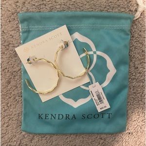 Kendra Scott Brooke Hoop Earrings in Gold
